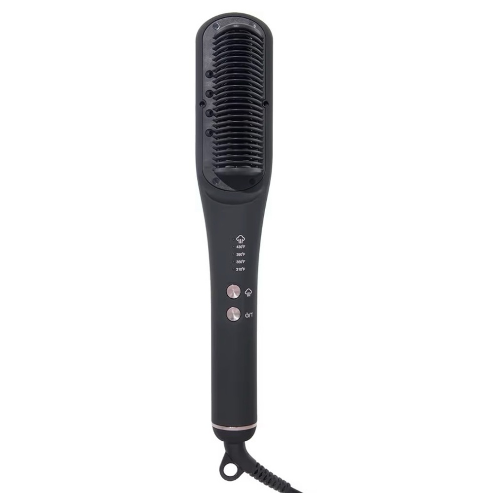 L’ange Black SteamSmooth Coconut Infused Steam Hair Smoothing Comb